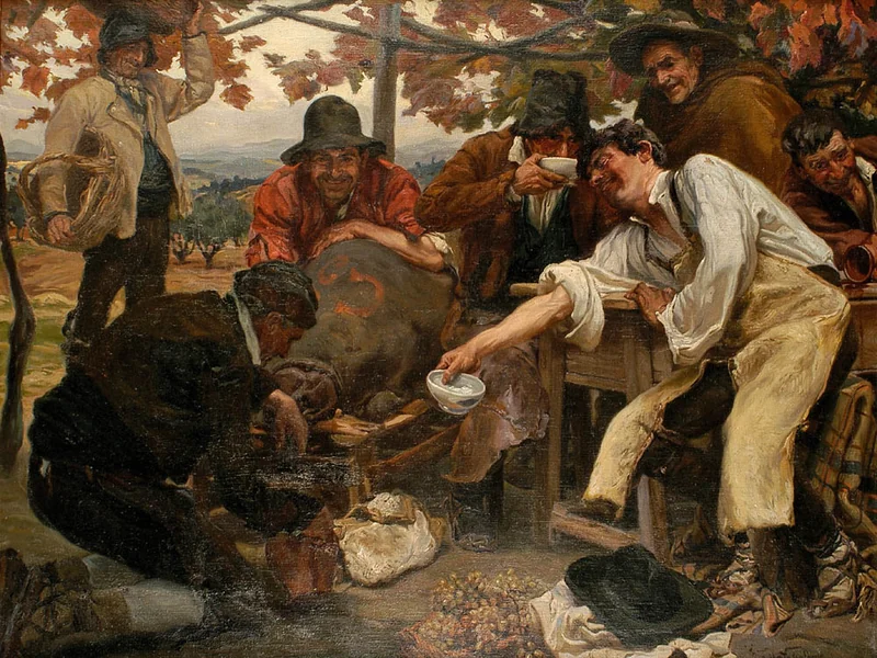 1873-Álvaro Alcalá Galiano y Vildósola - Dopo la vendemmia